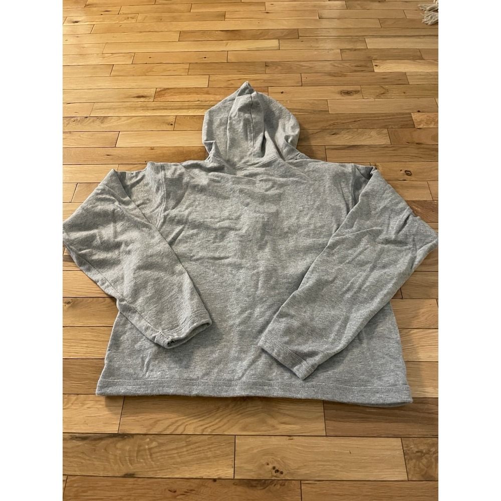 Champion Authentic Jacket Hoodie Womens Large Long Sleeve Red Tag Full Zip Grey - Picture 3 of 5